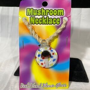 Mushroom necklace 